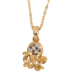 Hawaii's Crystal Octopus Pendant