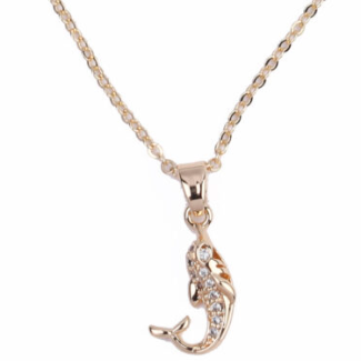 Hawaii's Gold Tone Crystal Whale